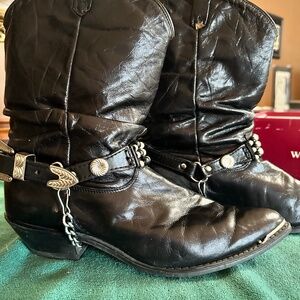 Wesley & Co Black Boots size 9
